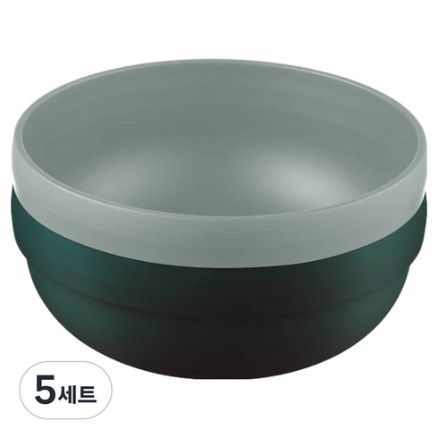 락앤락 리틀럽 미끄럼방지 볼 2종 세트, 그린, 5세트