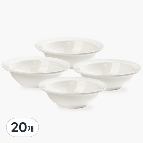 시라쿠스 뉴욕 백지 쿠프 찬기 15cm, 화이트, 20개