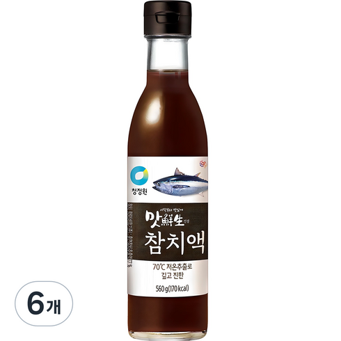 맛선생 참치액, 560g, 6개