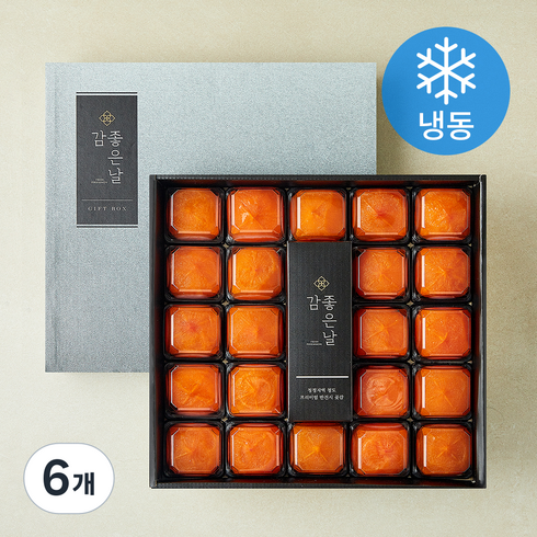 감좋은날 GAP 인증 청도반건시 22과 + 쇼핑백 (냉동), 1.58kg(특과), 6개