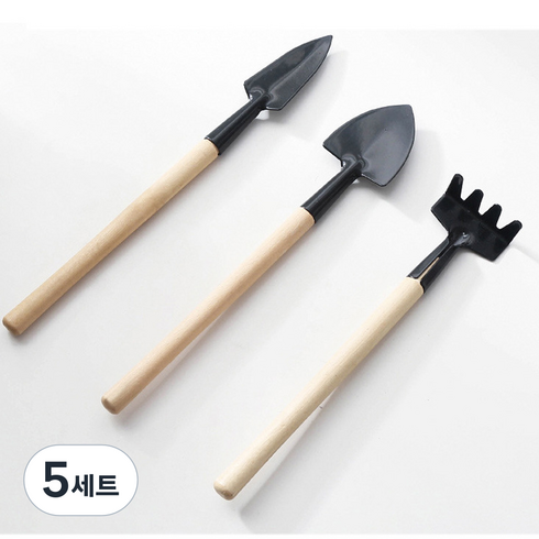 아로무드 정원 화분 미니삽 3종 세트, 5세트