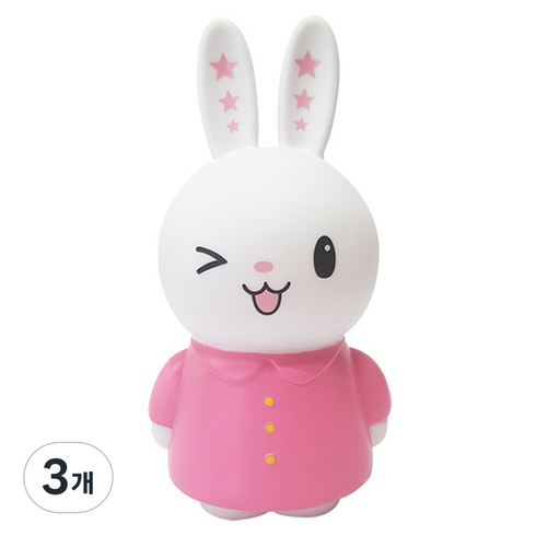 세계유통 별토끼 삑삑이 목욕놀이, 랜덤 발송, 3개