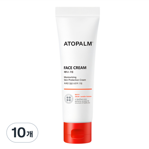 아토팜 아동용 페이스 크림, 50ml, 10개