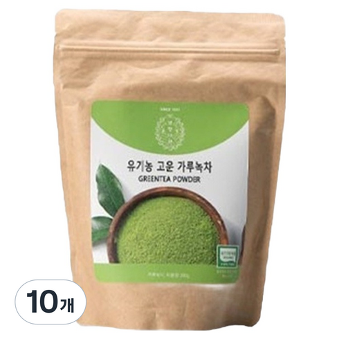 보향 유기농 고운 가루녹차 말차, 200g, 1개입, 10개