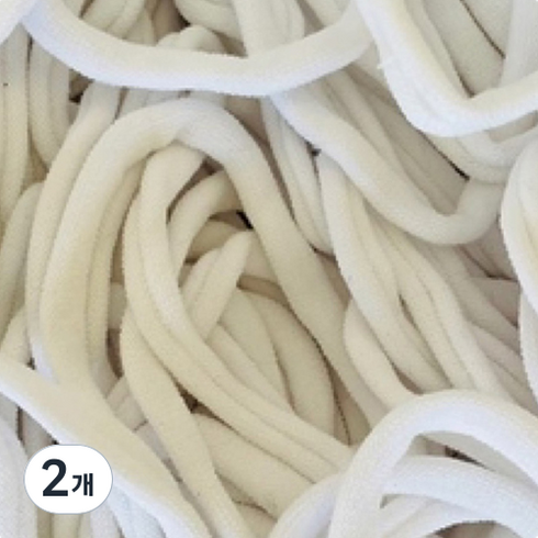디아이와이행복공방 싹스링 양말목 대용량 500g, 2개, 흰색