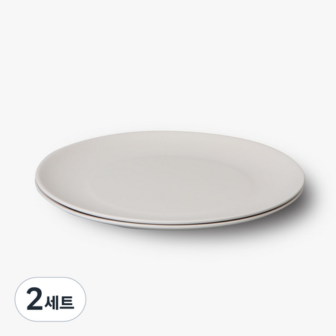 나인웨어 프렌즈접시, 2세트, 2p, 아이보리