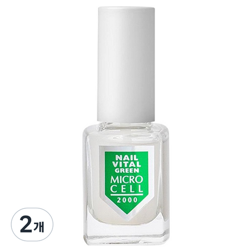 마이크로셀 2000 네일 바이탈 그린 강화제, 12ml, 2개