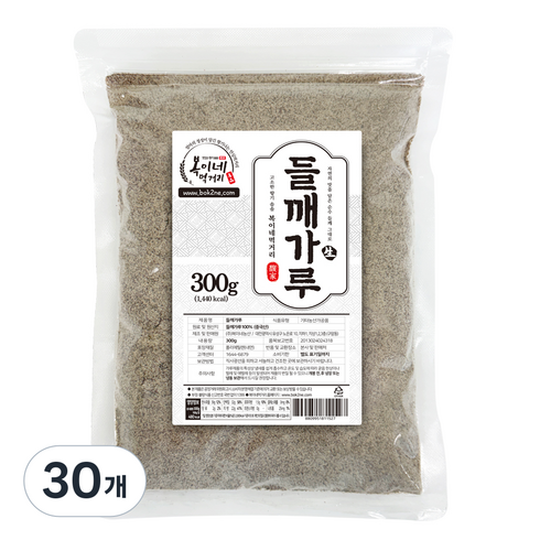 복이네먹거리 중국산 껍질째 들깨가루 탕용, 300g, 30개