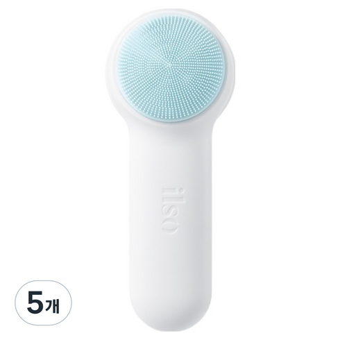 일소 모공 클렌징 마스터 세안 브러쉬, 5개, 화이트