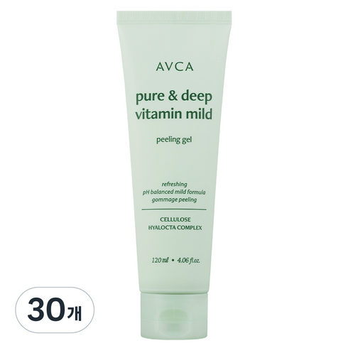 아브카 퓨어 앤 딥 비타민 저자극 필링 젤, 120ml, 30개