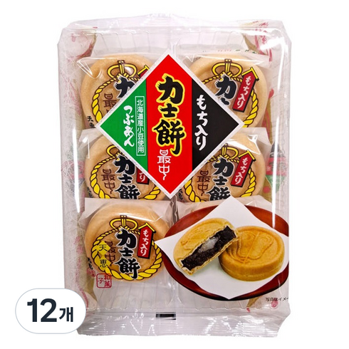 텐케 역사 모나카 과자, 180g, 12개