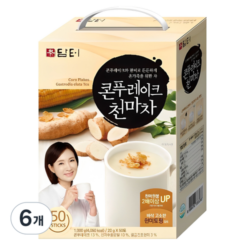 담터 콘푸레이크 천마차, 20g, 50개입, 6개