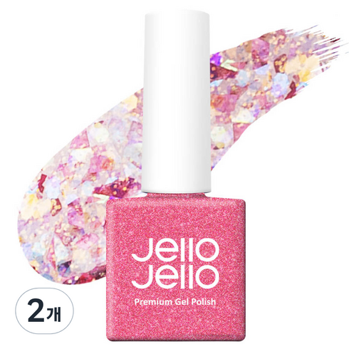 젤로젤로 프리미엄 젤 폴리쉬, JG-09 핑크레온, 10ml, 2개