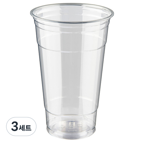 보니팩 PET 투명컵 98 x 63 x 150 mm, 720ml, 50개, 3세트