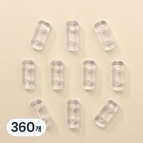 코하스아이디 건빵 끈조절 스토퍼 마스크, 투명, 360개