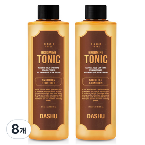 다슈 클래식 스타일 그루밍 토닉 헤어 왁스, 310ml, 8개