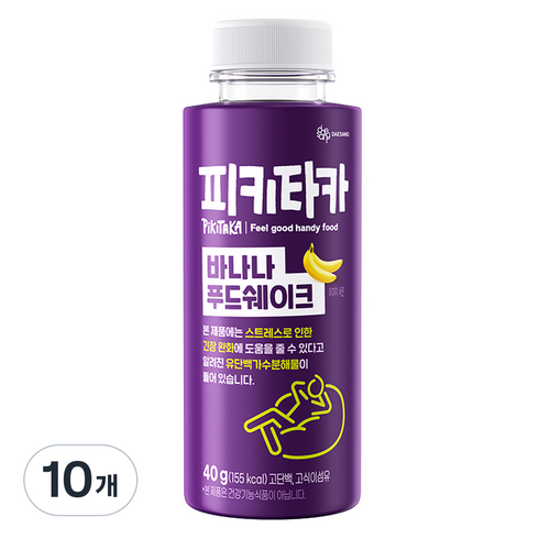 피키타카 대상 바나나 푸드쉐이크, 40g, 10개