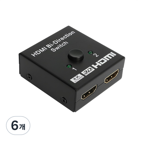 넥시 HDMI 양방향 스위치, NX-HD1221, 6개