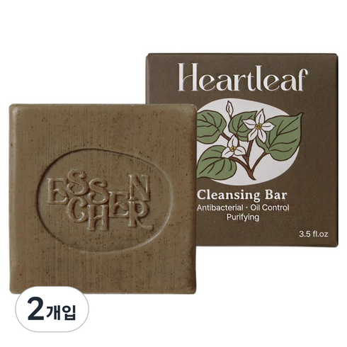 에센시에르 어성초 클렌징 비누, 2개입, 100g