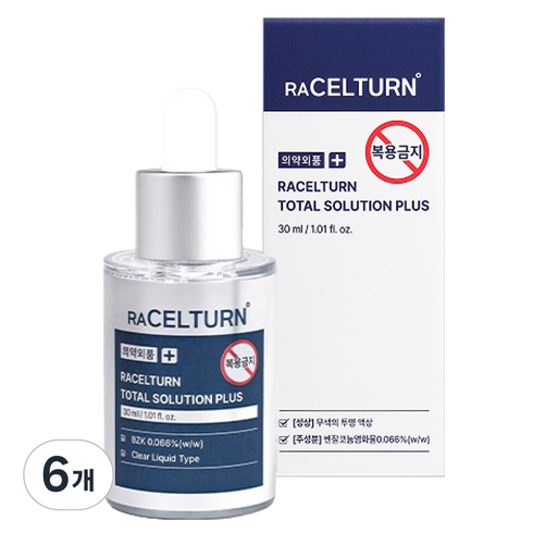 라셀턴 토탈 솔루션, 6개, 1개입, 30ml