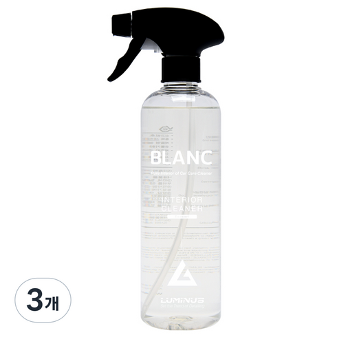 루미너스 블랑 자동차 실내세정제, 500ml, 3개