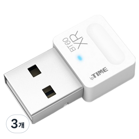 ipTIME USB동글, 화이트, 3개, BT60XR