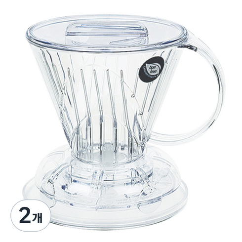 미스터클레버 드리퍼 대 3~4인용, 투명, 530ml, 2개
