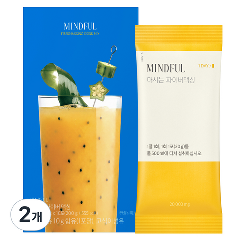 푸드올로지 마시는 파이버맥싱 10p, 2개, 10회분