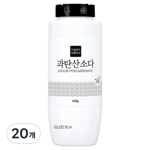 가성비가브랜드다 과탄산소다, 450g, 20개