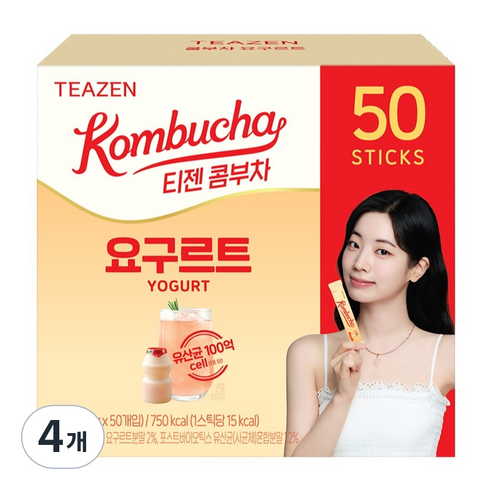 티젠 콤부차 요구르트, 5g, 50개입, 4개