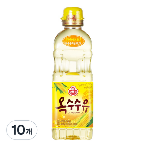 오뚜기 옥수수유, 10개, 900ml