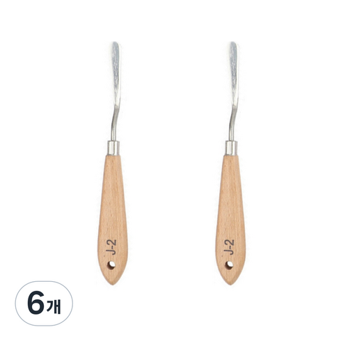 세븐집 미술용페인팅 나이프 J-2, 6개