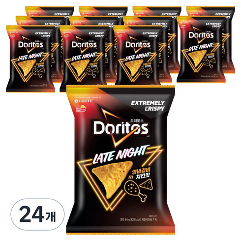 도리토스 양념갈비치킨맛, 84g, 24개