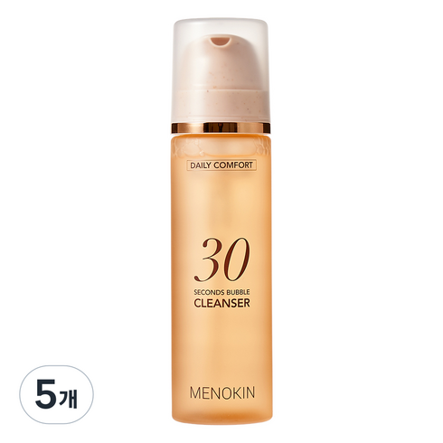 메노킨 30초 버블 클렌저 데일리 컴포트, 150ml, 5개