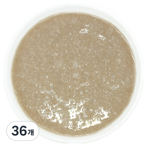 짱죽 실온 이유식 7개월부터 초기 묽은죽, 혼합맛(한우/콜라비), 140g, 36개