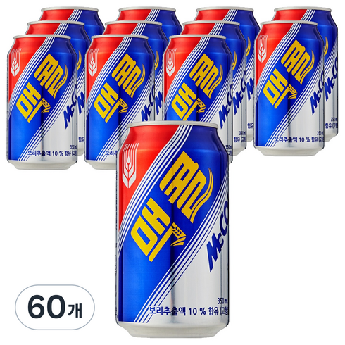 맥콜, 350ml, 60개
