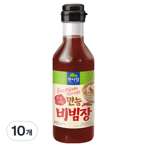 면사랑 프리미엄 만능비빔장, 500g, 10개