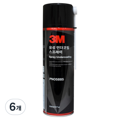 쓰리엠 유성 언더 코팅 스프레이 PN05885, 550ml, 6개
