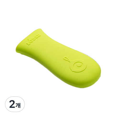 롯지 실리콘 내열홀더 그린, 2개