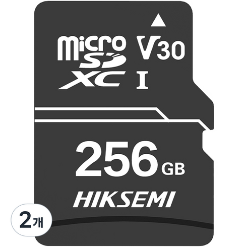 하이크세미 D1 microSD 메모리카드 HS-TF-D1, 256GB, 2개