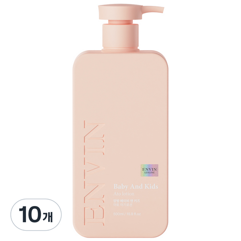 앙방 베이비 앤 키즈 대용량 아토 아기 고보습 로션, 500ml, 10개