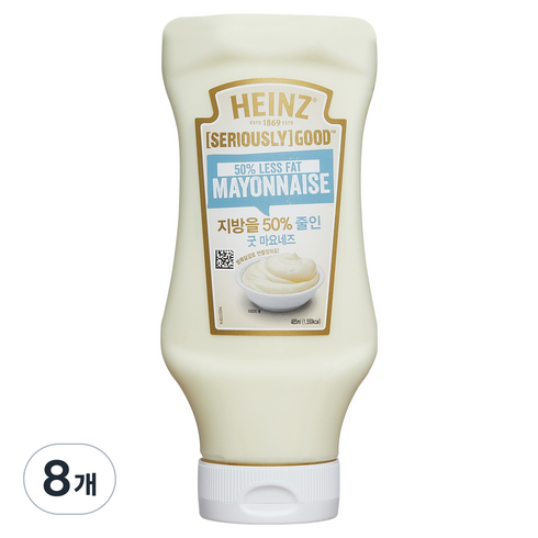하인즈 굿 라이트 마요네즈, 485ml, 8개