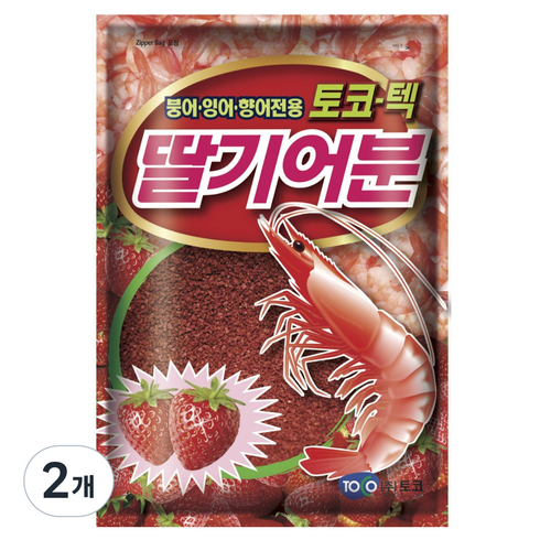 토코텍 딸기어분 떡밥, 420g, 2개
