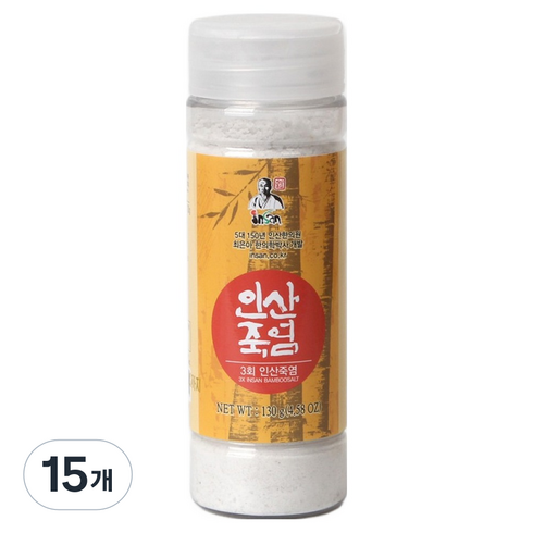 Insan 3회 죽염 과립, 15개, 130g