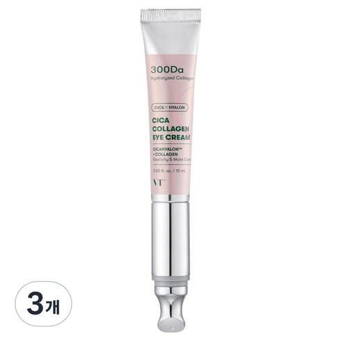 브이티코스메틱 시카 콜라겐 초미세진동 아이크림, 15ml, 3개