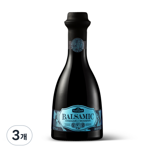 폰타나 모데나 발사믹 식초 플래티넘, 250ml, 3개