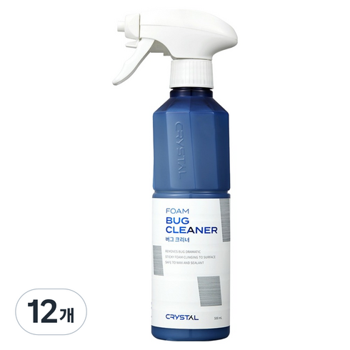 불스원 뉴 크리스탈 버그크리너, 500ml, 12개