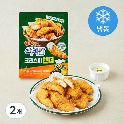 맥시칸 크리스피 텐더 (냉동), 350g, 2개