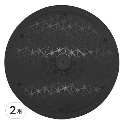 랜스타 다용도 팬히터 회전받침대 25cm, LS-RST25, 1단, 2개