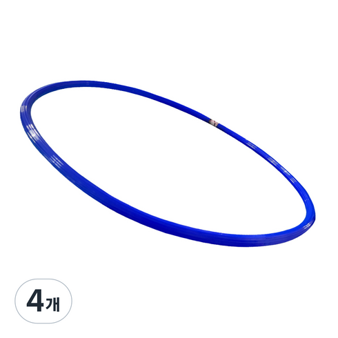 나리아 아동용 교재용 훌라후프 단색 75cm, 200g, 블루, 4개